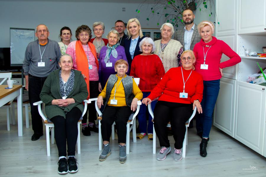  Meeting of seniors with the mayor of Hrubieszów, Marta Majewska (photo: Hrubieszów City Hall)