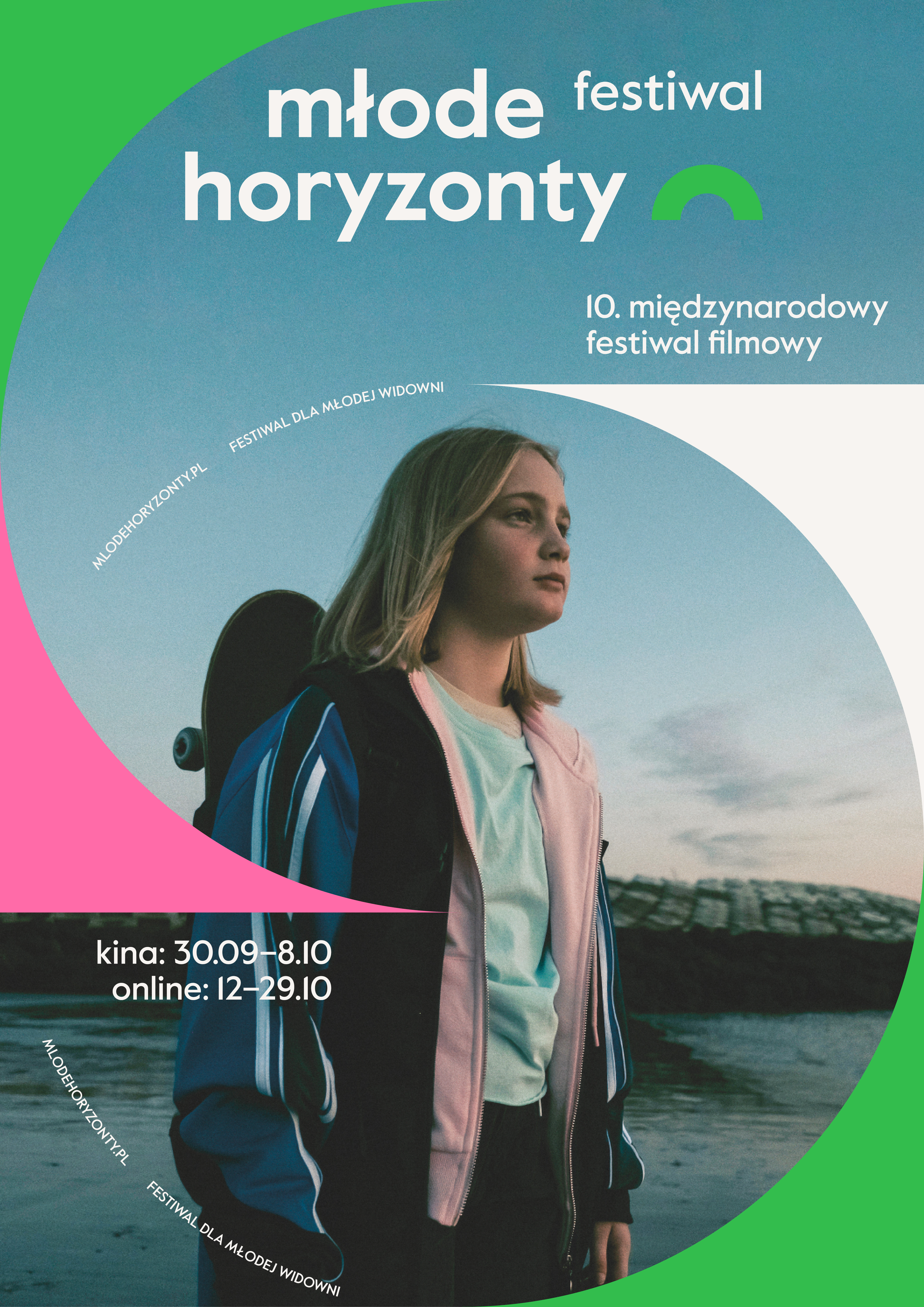 Plakat promujący festiwal Młode Horyzonty 2023