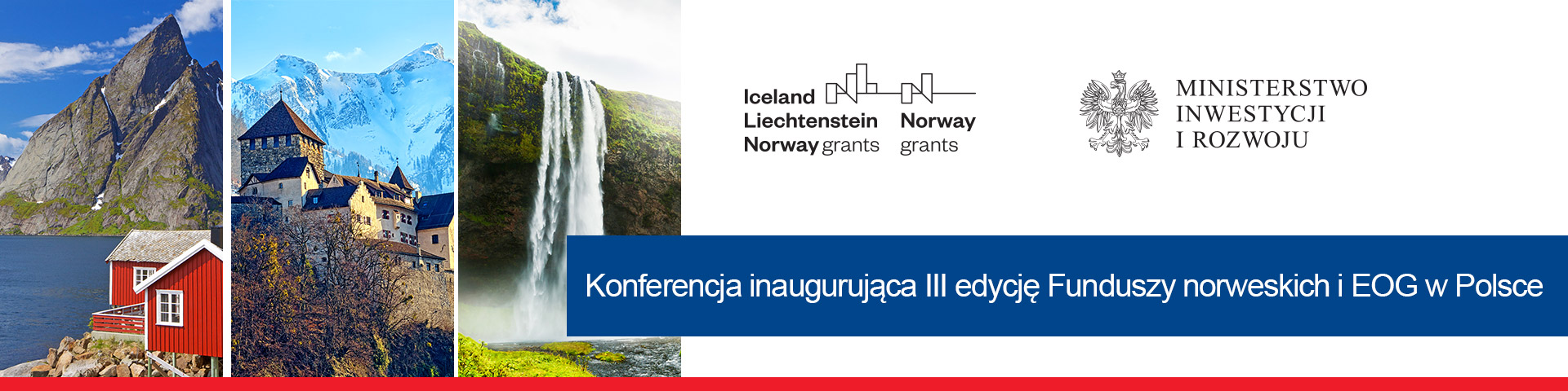 zaproszenie na konferencję otwierającą trzecią rundę funduszy norweskich i EOG