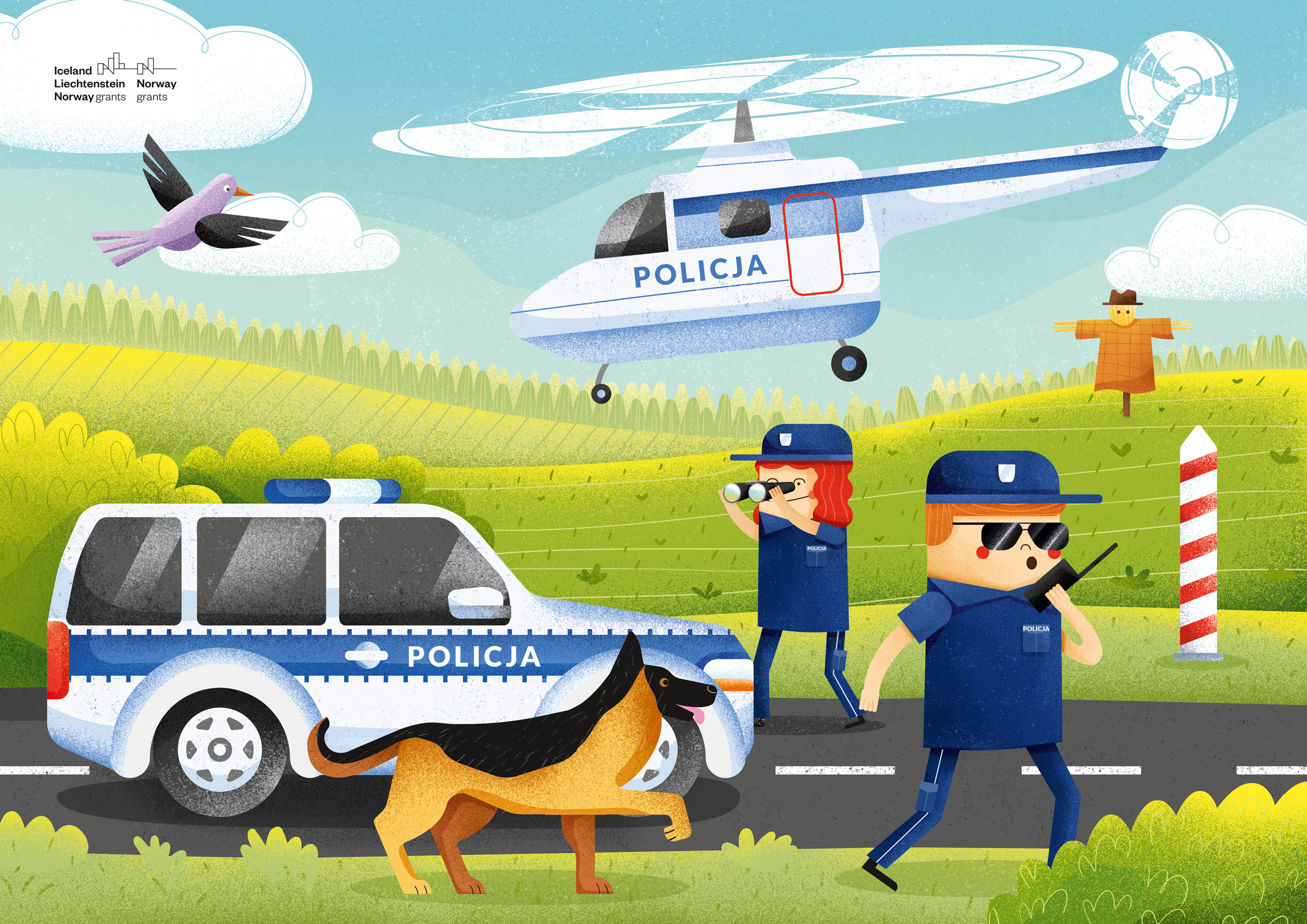 Puzzles "Police" - graphics